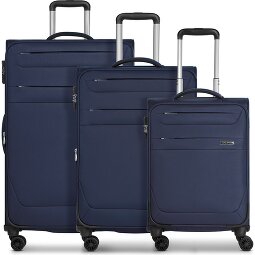 Worldpack Chicago 4 roulettes Set de valises 3 pièces avec soufflet d'extension  Modéle 2