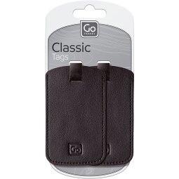 Go Travel Classic Tags Jeu d'étiquettes d'adresse 2 pcs.  Modéle 1