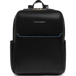 Piquadro Blue Square Daypack Protection RFID Cuir véritable 37 cm Compartiment ordinateur  Modéle 1