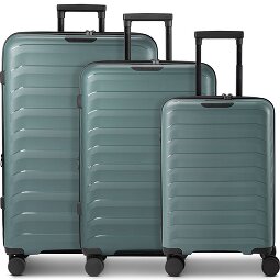d&n Toronto 4 roues Set de valises 3 pièces avec soufflet d'extension  Modéle 5