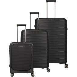 Travelite Mooby 4 roulettes Set de valises 3 pièces avec soufflet d'extension  Modéle 2