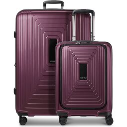 Redolz Essentials 14 Set de valises à 4 roulettes 2 pcs. compartiment pour ordinateur portable avec soufflet d'extension  Modéle 1