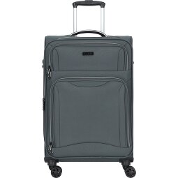 d&n Travel Line 9204 4 roues Valise cabine M 66 cm avec soufflet d'extension  Modéle 2