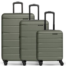 Franky Munich 4.0 Set de valises à 4 roulettes 3 pièces avec soufflet extensible  Modéle 5