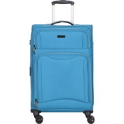 d&n Travel Line 9204 4 roues Valise cabine M 66 cm avec soufflet d'extension  Modéle 1