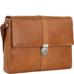 Leonhard Heyden Bergamo Messenger en cuir 38 cm compartiment pour ordinateur portable  Modéle 1
