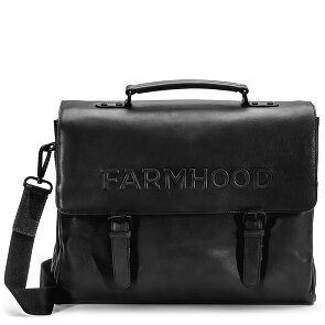Farmhood Porte-documents Memphis XXL 3 compartiments cuir 39 cm