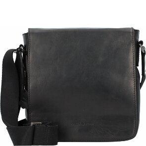 Greenburry Pure Black Sac à bandoulière Cuir 22 cm