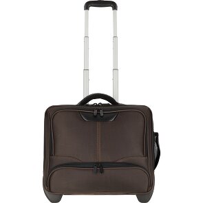 Dermata 2 roulettes Trolley d'affaires 41 cm Compartiment pour ordinateur portable