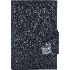 Tru Virtu Click & Slide Sting Porte-cartes de crédit Porte-monnaie en cuir 6,5 cm