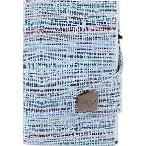 Tru Virtu Click & Slide Porte-cartes de crédit RFID en cuir 6,5 cm