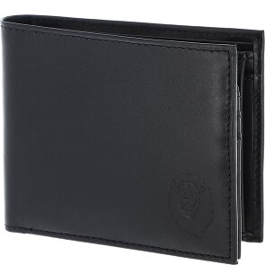 oxmox Leather Porte-monnaie Protection RFID Cuir véritable 12 cm