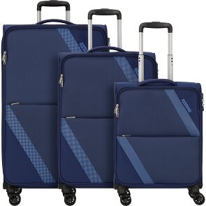 American Tourister Star Max 4 roulettes Set de valises 3 pièces avec soufflet d'extension