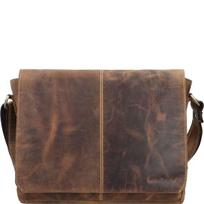 Greenburry Vintage Messenger Sac à bandoulière en cuir 33 cm