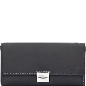 Greenburry Portefeuille Vintage pour serveur en cuir 18 cm