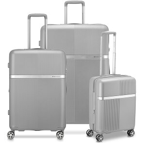 Roncato Airglam 4 roulettes Set de valises 3 pièces avec soufflet d'extension