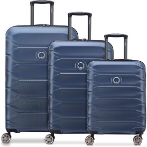 Delsey Paris Meteor 4 roulettes Set de valises 3 pièces avec soufflet d'extension