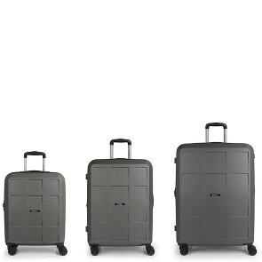 Gabol Montreal 4 roulettes Set de valises 3 pièces avec soufflet d'extension