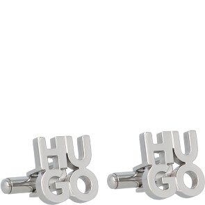 Hugo Boutons de manchette E-Stacked en acier inoxydable 1,5 cm