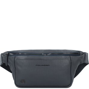 Piquadro Black Square Sac banane en cuir 31 cm