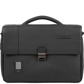 Piquadro Akron Porte-documents en cuir 42 cm Compartiment pour ordinateur portable