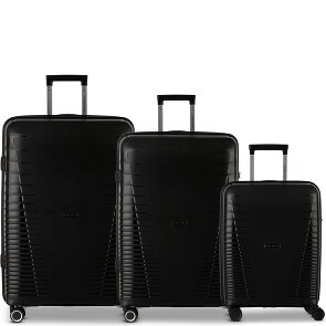 Worldpack Havanna 4 roulettes Set de valises 3 pièces