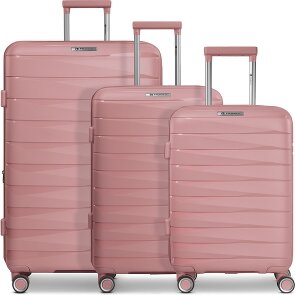 Franky London 4 roulettes Set de valises 3 pièces avec soufflet d'extension
