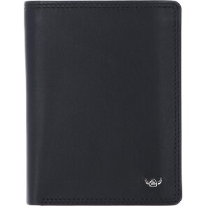 Golden Head Polo Porte-monnaie Protection RFID Cuir véritable 9 cm