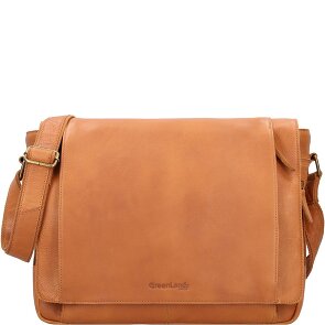 Greenland Nature Nature Messenger en cuir, 39 cm, compartiment pour ordinateur portable
