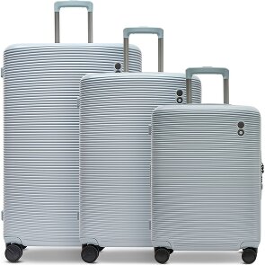 Echolac Ultima 4 roulettes Set de valises 3 pièces avec soufflet d'extension