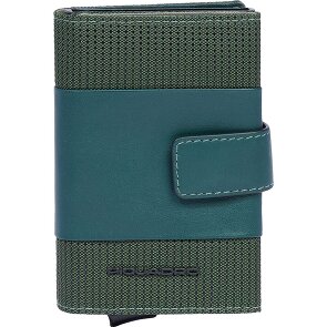 Piquadro PQ-Earth Étui pour cartes de crédit Protection RFID Cuir 6.5 cm