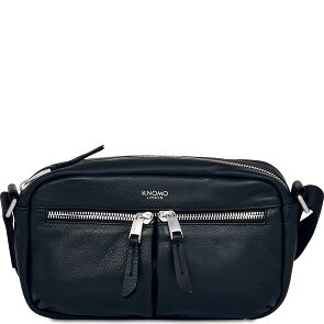 Knomo Luxe Sac à bandoulière Protection RFID Cuir véritable 23 cm