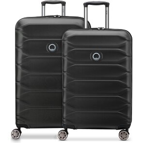 Delsey Paris Set de valises Meteor à 4 roues, tailles M et L, avec soufflet d'extension