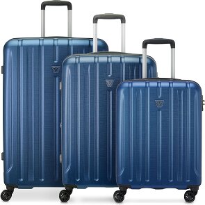 Roncato Kinetic 2.0 4 roulettes Set de valises 3 pièces avec soufflet d'extension