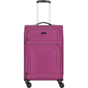 d&n Travel Line 9204 4 roues Valise cabine M 66 cm avec soufflet d'extension