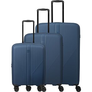 Travelite Air Stripe 4 roues Set de valises 3 pièces avec soufflet d'extension