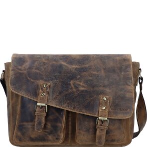 Greenburry Vintage Messenger Cuir 40 cm Compartiment pour ordinateur portable