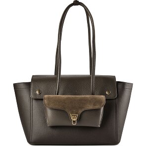 Coccinelle Double Beat Sac à bandoulière Cuir véritable 33 cm