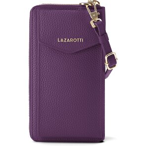 Lazarotti Bologna Leather Zip-Around Porte-monnaie Porte-téléphone en cuir 19 cm
