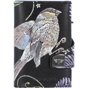 Tru Virtu Click & Slide Porte-cartes de crédit RFID en cuir 6,5 cm