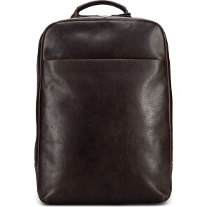 Jost London Daypack Cuir véritable 44 cm Compartiment ordinateur