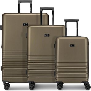 camel active Hanoi 4 roues Set de valises 3 pièces avec soufflet d'extension