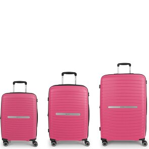 Gabol Shinyuu 4 roulettes Set de valises 3 pièces avec soufflet d'extension