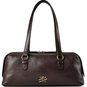 Karl Lagerfeld Autograph Sac à bandoulière Cuir véritable 35 cm