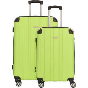 Nowi Lugano 4 roulettes Set de valises 2 pièces