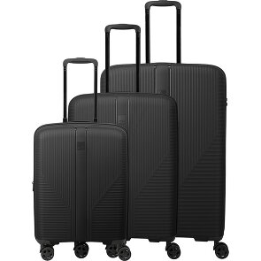 Travelite Air Stripe 4 roues Set de valises 3 pièces avec soufflet d'extension