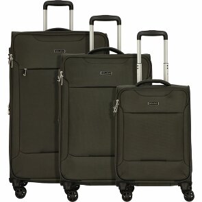 Worldpack Victoria Set de valises à 4 roulettes 3 pièces avec soufflet d'extension