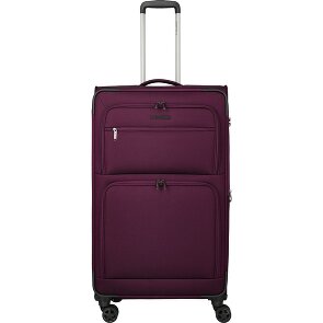 Travelite Cubis 4 roues Valise cabine L 83 cm avec soufflet d'extension