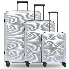 Pactastic Collection 02 THE THREE SET 4 roulettes Set de valises 3 pièces