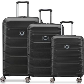Delsey Paris Meteor 4 roulettes Set de valises 3 pièces avec soufflet d'extension